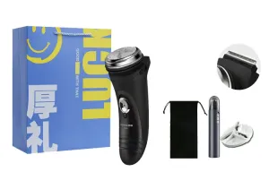 RS85 Razors Rotary Single Blade компактная мини-бритва с тремя лезвиями, включает триммер для бакенбард, встроенный порт для зарядки RUNWE