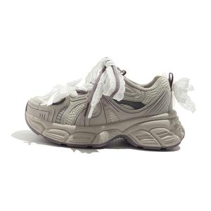 Дышащие и легкие низкие массивные кроссовки для женщин BEIER, Beige