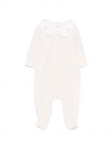 Комбинезон в полоску с цветочным декором Tartine Et Chocolat, розовый