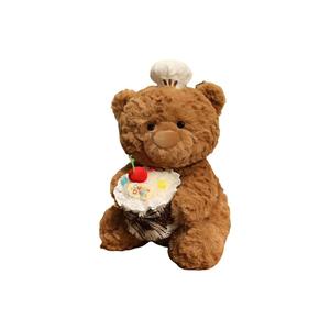 Плюшевая игрушка Chef Cake Bear реалистичная и животные плюшевые куклы высотой 30см/40см MORTEN SOLUM