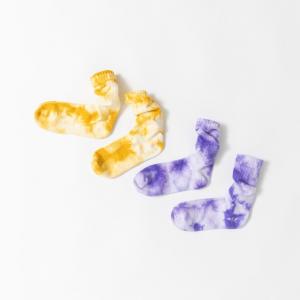 Двухкомпонентные носки с рисунком в стиле тай-дай Branshes, цвет 92_Orange