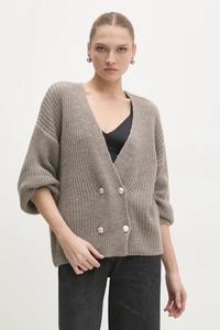 Свитер с шерстью Answear.Lab, бежевый