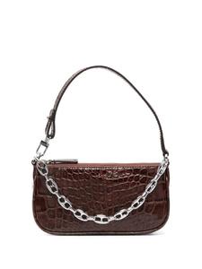 BY FAR сумка-тоут Rachel размера мини, коричневый