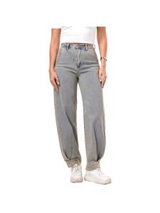 Джинсы синего и бежевого цветов Ital-Design