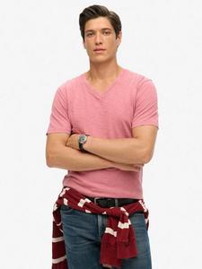 Футболка с v-образным вырезом и коротким рукавом slub Superdry, цвет Mesa Rose Pink