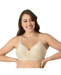 Бюстгальтер бесшовный утягивающий Comfort Revolution Wireless Smoothing Bra 3463 Bali, коричневый/бежевый