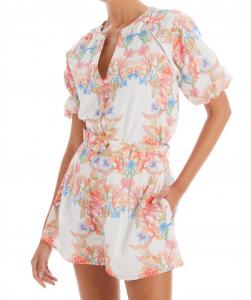 Шорты Tracy с цветочными арками ALLISON NEW YORK, Floral Arches