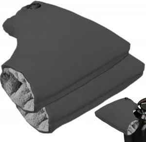 Рукоятки руля | Водонепроницаемые зимние грелки для рук для снегохода | Мотоциклетные перчатки для руля | Перчатки-грелки для рук снегохода | Варежки для езды на велосипеде в холодную погоду, blacks