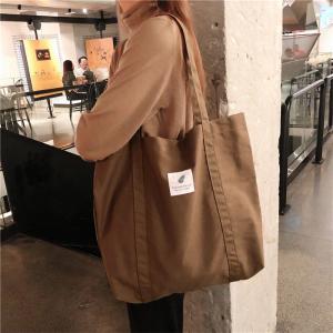 Сумка-шоппер, холщовая сумка, вместительная Miniministore, цвет Brown