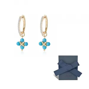 Apm Monaco Серьги-гвоздики из стерлингового серебра 925 пробы