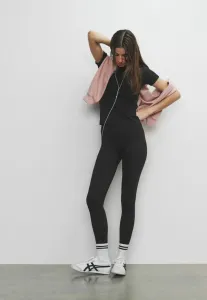 Комплект из 3 спортивных базовых футболок The Set, Black Chocolate Brown Khaki