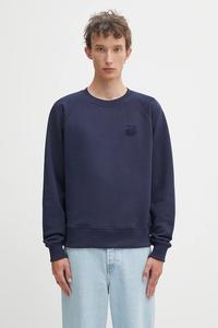 Хлопковая толстовка с вышитым узлом Filling Pieces, темно-синий