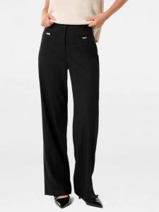 Широкие брюки с прорезными деталями shiloh Forever New, черный