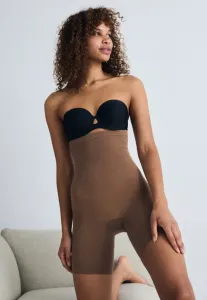 Бесшовные корректирующие шорты-хипстеры spanxsculpt с высокой талией и длиной до середины бедра. Spanx, Chestnut Brown