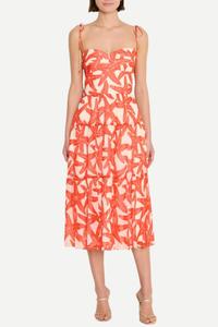 Тула платье в звездчатом принте Amanda Uprichard, Starfish Print