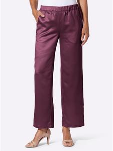 Брюки-карго бордового цвета Sieh an!