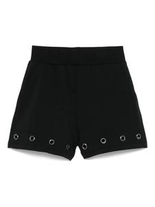 Шорты из хлопковой смеси Monnalisa, черный