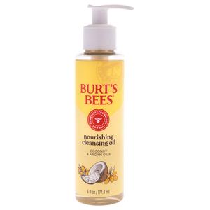 Питательное очищающее масло с кокосом и аргановым маслом от Burts Bees для мужчин и женщин - 170 мл (6 унций), прозрачный