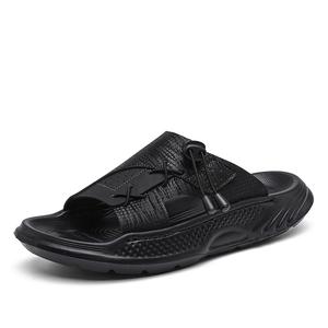 Grumpy ram Скользостойкие износостойкие шлепанцы мужские - черные, цвет Black