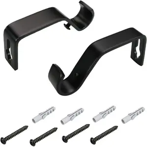 Опоры Liedeco (комплект, 2 шт.) для карнизов Ø 16 мм Ø 1,6 см, черный