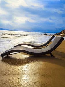 Fantasy Складное кресло из ротанга для улицы с квадратным столиком