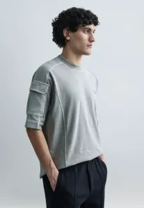 Футболка с принтом Emporio Armani, Grey