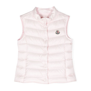 Стеганый жилет Liane Moncler Enfant, розовый