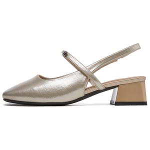 Женские туфли на высоком каблуке ZGR, золото