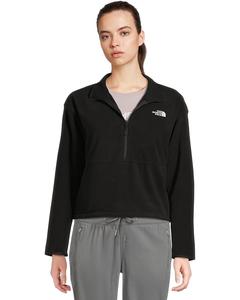 Женская короткая куртка The North Face Glacier Fleece ½ Zip, Tnf Black
