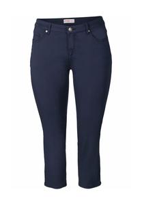 Брюки длиной 7/8 из хлопкового твила стрейч sheego, цвет Marine