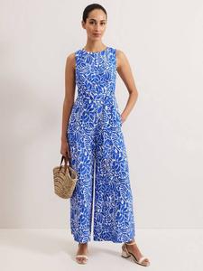 Марта комбинезон с листовым принтом из LENZING ECOVERO вискозы Phase Eight