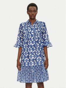 Свободный крой платья-рубашки IC25-087 Iconique, синий