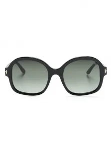 Солнцезащитные очки Hanley в массивной квадратной оправе TOM FORD Eyewear, черный