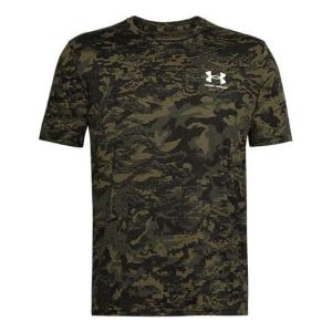 Футболка men's training sports short sleeve black Under Armour, черный