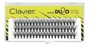 Ресницы двойного объема C-9 мм Clavier Natural Du2o