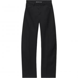 Брюки мид-райз Alexander Wang, черные