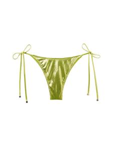 Низ бикини CALZEDONIA Bikini Bottoms METALLIC SKIN, цвет Lime