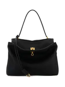 Объемная сумка на плечо BALENCIAGA, черный