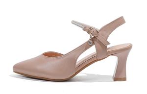 Туфли на высоком каблуке 6,5 см, женские, телесного цвета Mulinsen, Nude