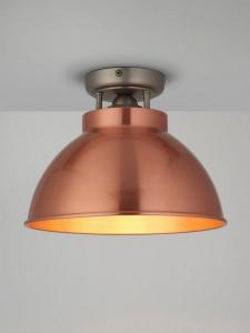 Потолочный светильник Baldwin Semi Flush John Lewis, Brushed Copper