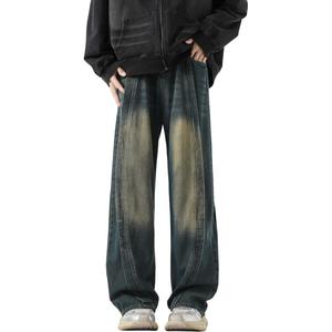 Джинсы Unisex Moderate Wide Leg Jeep, vintage синий