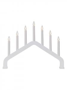 STAR Trading Люстра для окон "Дом" белого цвета - (Ш)48 x (В)37 см