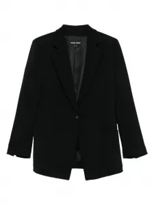 Однобортный пиджак GIORGIO ARMANI, черный