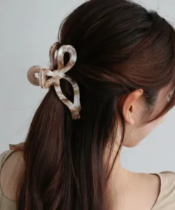 Заколка для волос с мраморной лентой Colleca La, цвет Brown