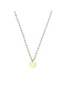 Prinzessin Lillifee Колье с подвеской, нержавеющая сталь, розовое IP-покрытие