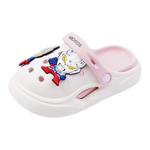 Противоскользящие детские сандалии для детей от 3 до 7 лет ABC KIDS, белый/розовый