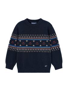 Свитер regular fit 4377 Mayoral, синий