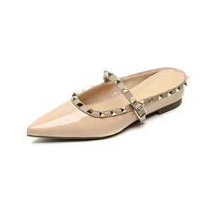 Женские сандалии с закрытым носком, устойчивые к истиранию, с резиновой подошвой, телесного цвета QITUMAUL, Nude[Hidden Wedge 3Cm]