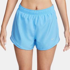 Женские шорты Nike Tempo синего цвета с подкладкой и эластичным поясом, спортивная одежда FTS559