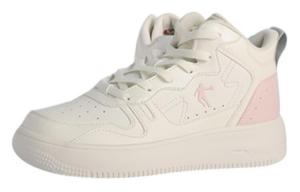 Кеды, скейтборд обувь женская высокая белый Qiaodan